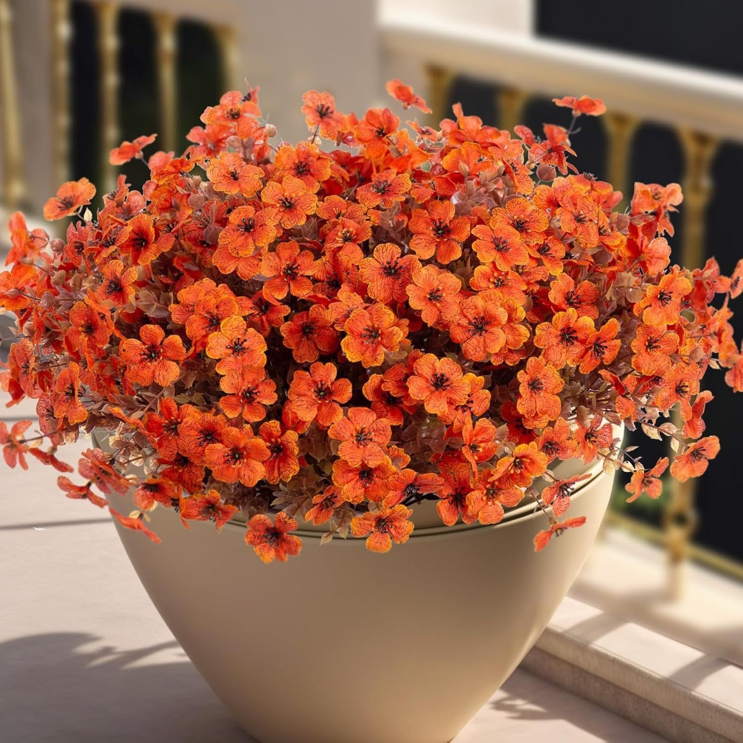 🏆 50K+ SOLD! 💐Lifelike UV-Resistant Sunset Mums – Waterproof. Windproof & Perfect for Fall Decor 🍂