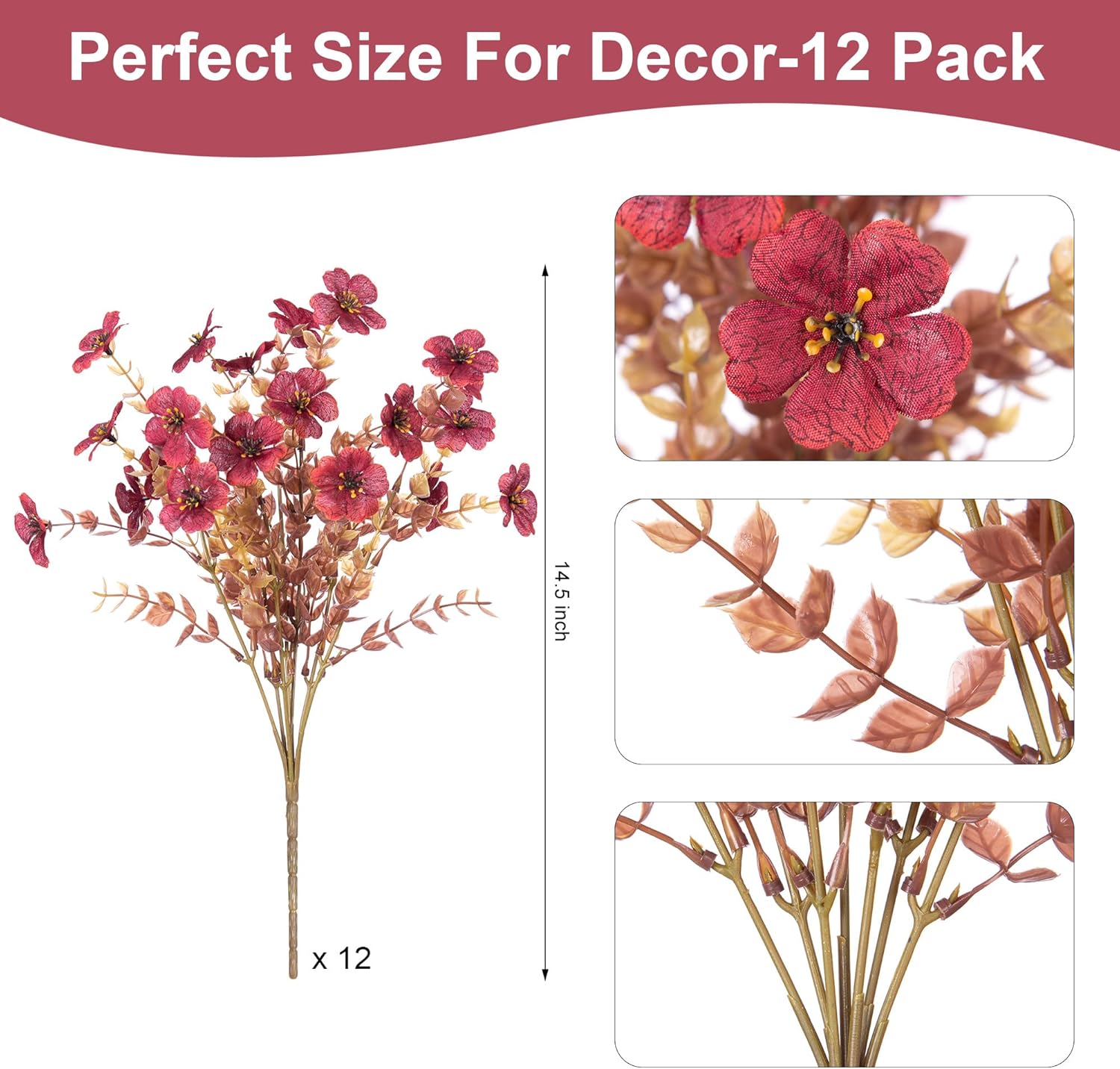 🏆 50K+ SOLD! 💐Lifelike UV-Resistant Sunset Mums – Waterproof. Windproof & Perfect for Fall Decor 🍂