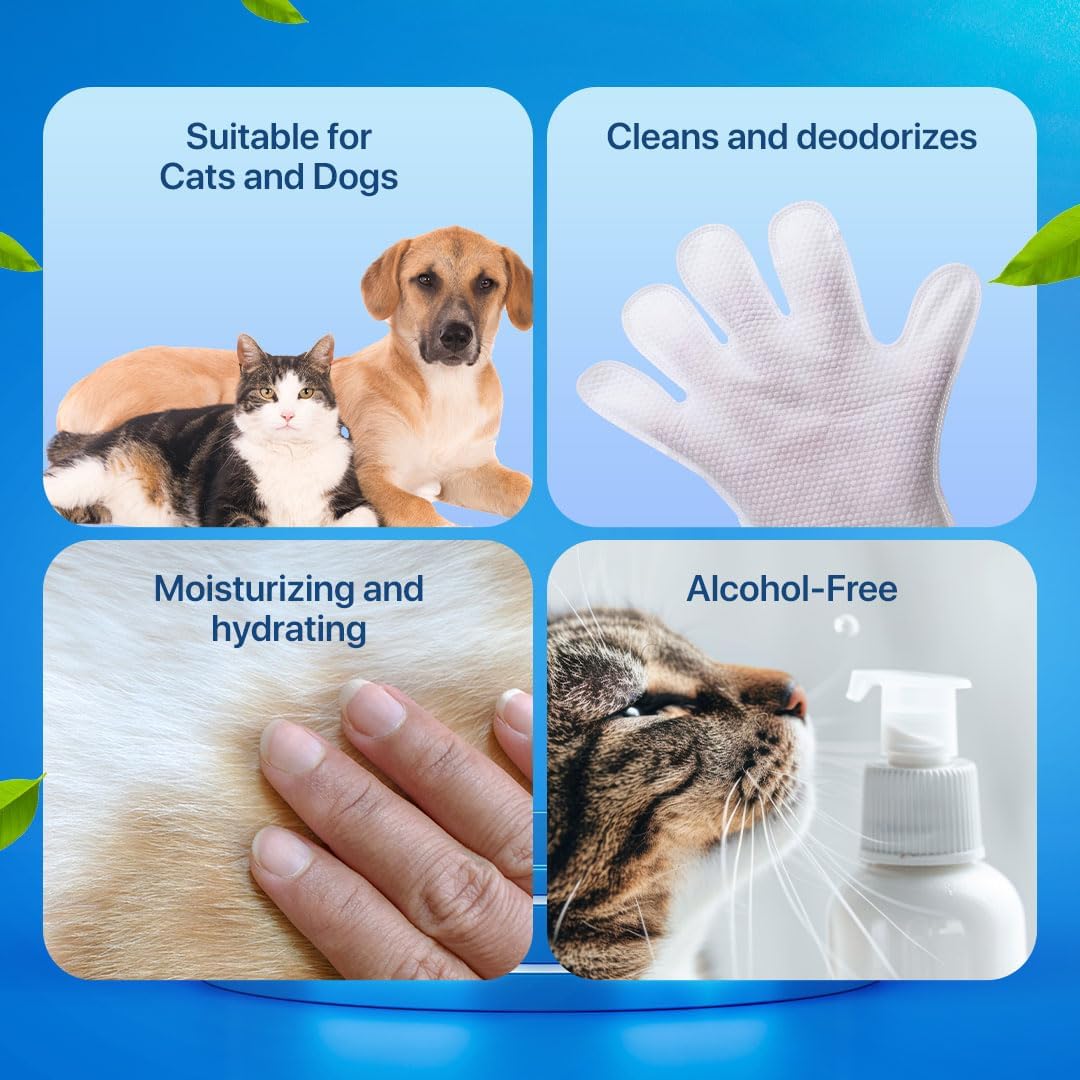 🔥Summer Solstice Flash Sale!🔥Odor-Removing Pet Grooming Gloves