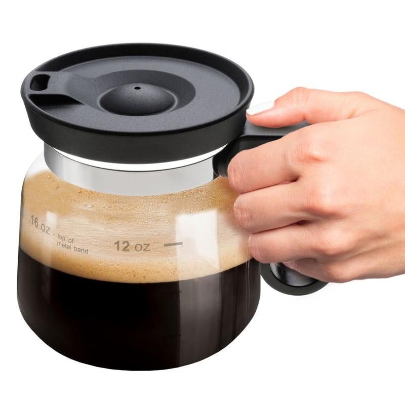 💕💖☕ 16 Oz Glass Coffee Mug – Coffee Pot Style