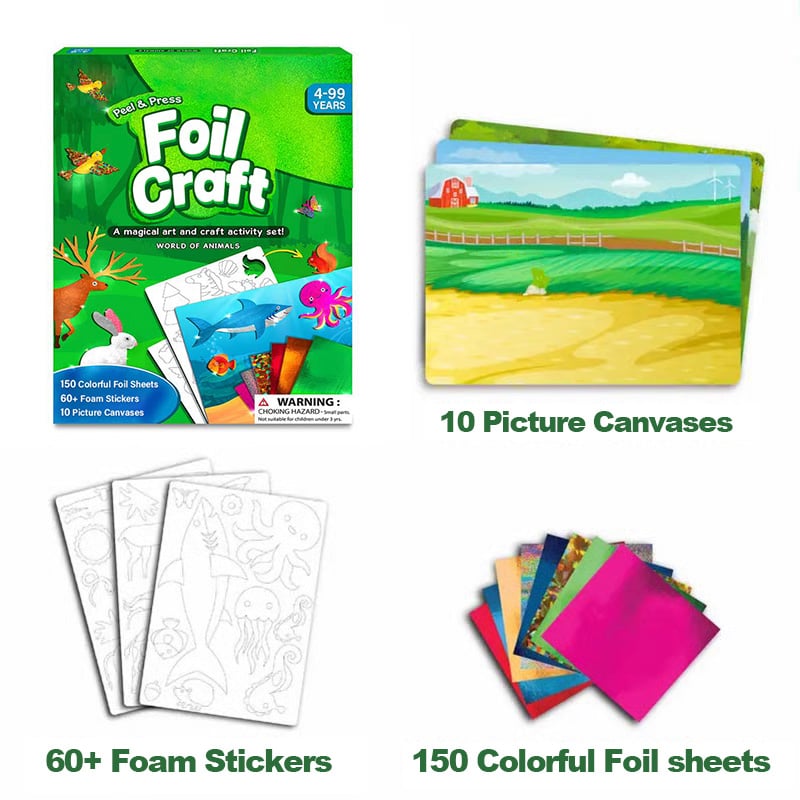 🔥LAST DAY 49% OFF - No-Mess Art Kit🤲 Non-Toxic & Kid-Safe!💓