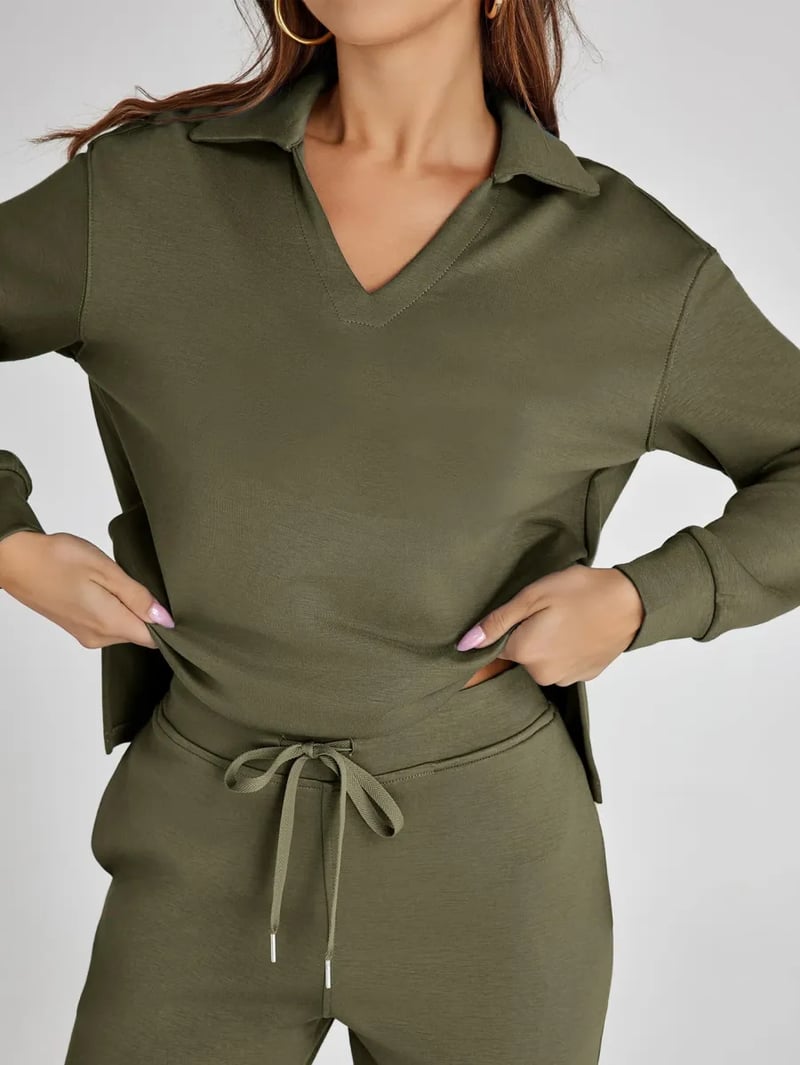 Women's Spring 2-Piece Set - Breathable & Wrinkle Resistant Sweatsuits Sets (🔥Buy 2 Free Shipping)