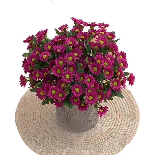 🏆Flash Sale⚡Artificial Outdoor Sunset Mums Flowers - UV resistant, Waterproof, Windproof