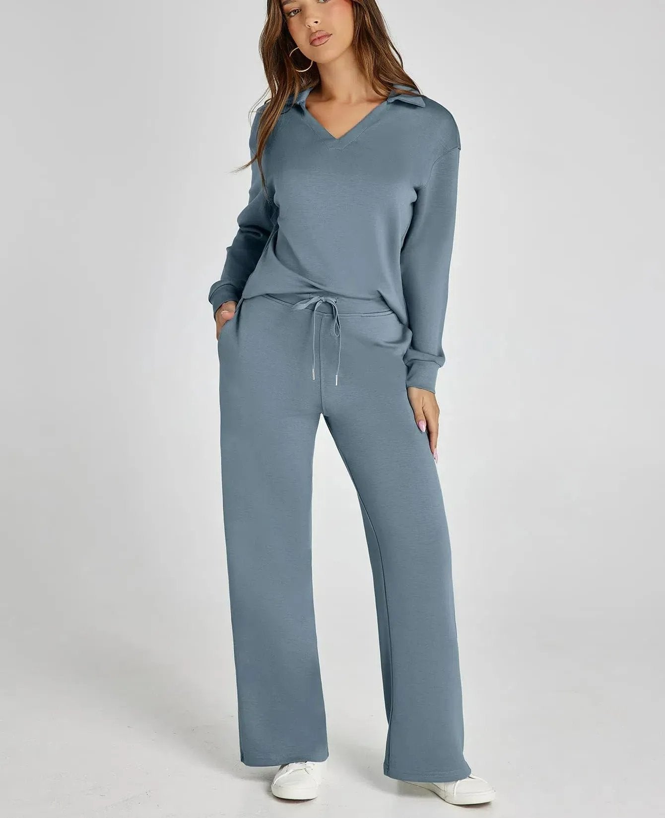 Women's Spring 2-Piece Set - Breathable & Wrinkle Resistant Sweatsuits Sets (🔥Buy 2 Free Shipping)