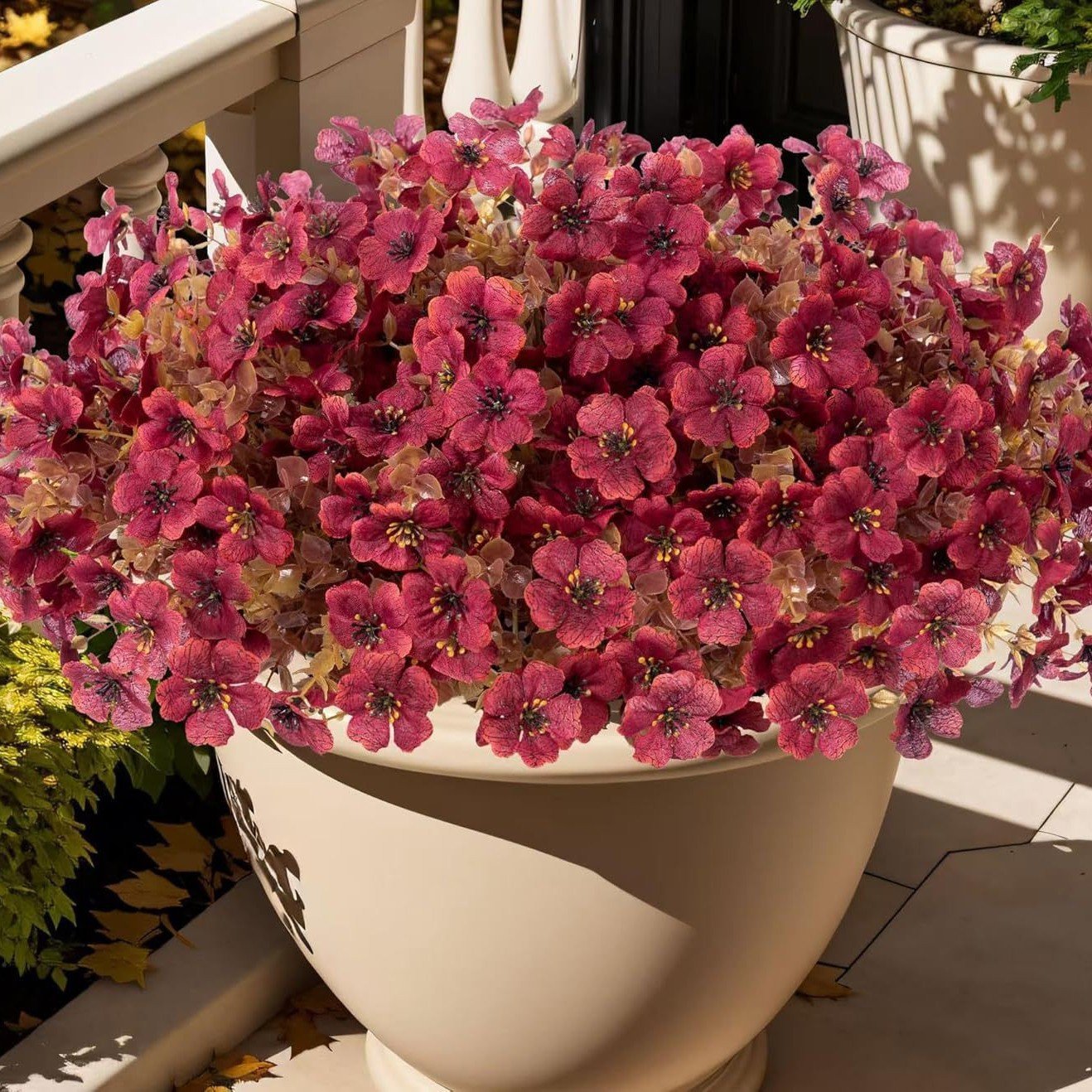 🏆 50K+ SOLD! 💐Lifelike UV-Resistant Sunset Mums – Waterproof. Windproof & Perfect for Fall Decor 🍂