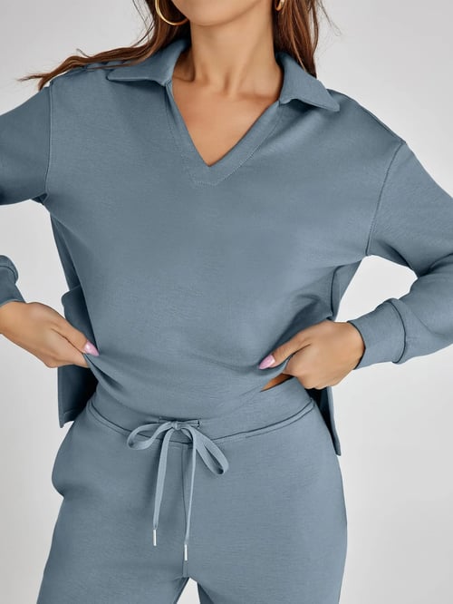 Women's Spring 2-Piece Set - Breathable & Wrinkle Resistant Sweatsuits Sets (🔥Buy 2 Free Shipping)