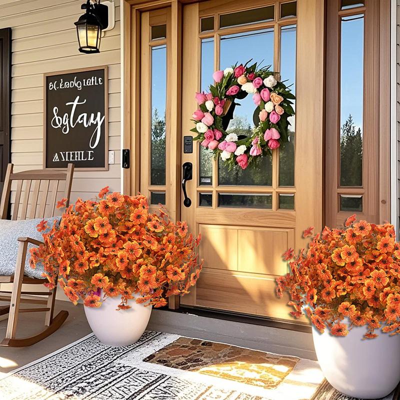 🏆 50K+ SOLD! 💐Lifelike UV-Resistant Sunset Mums – Waterproof. Windproof & Perfect for Fall Decor 🍂