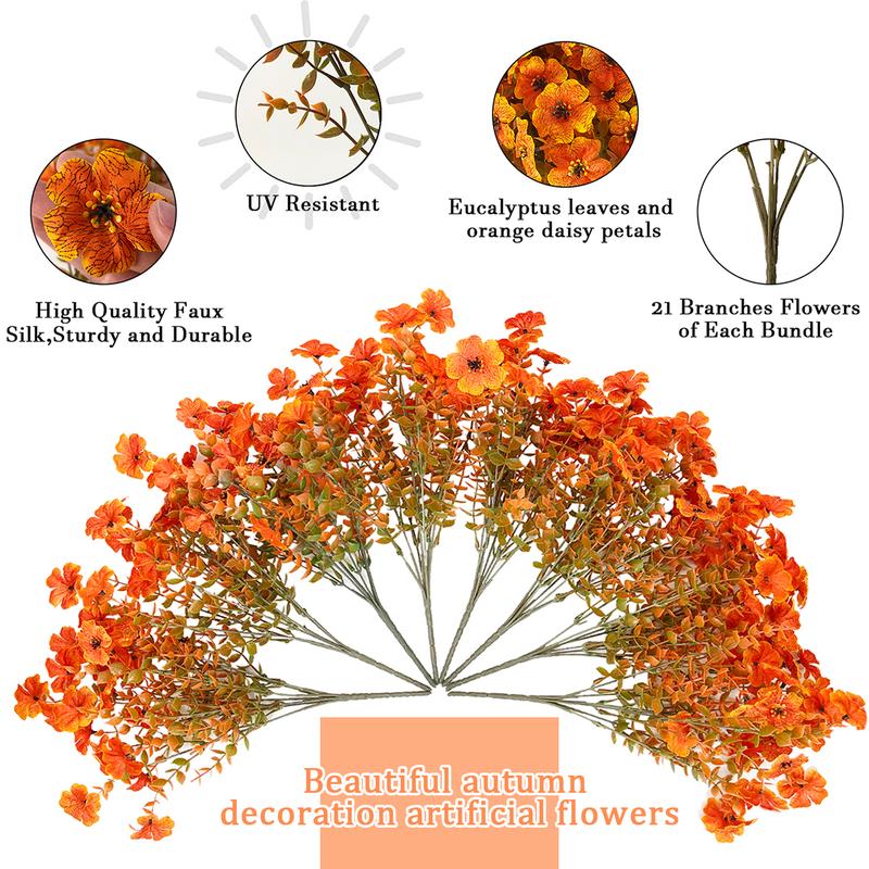 🏆 50K+ SOLD! 💐Lifelike UV-Resistant Sunset Mums – Waterproof. Windproof & Perfect for Fall Decor 🍂
