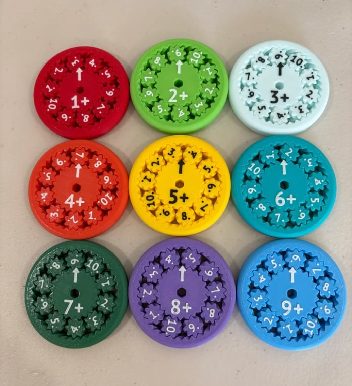 📚 New Fun Math Fidget Spinner 🌀 – Children learn multiplication math while playing. parents'choice! ✨